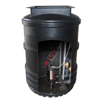 Mini Twin Pump Wastewater Lift Station