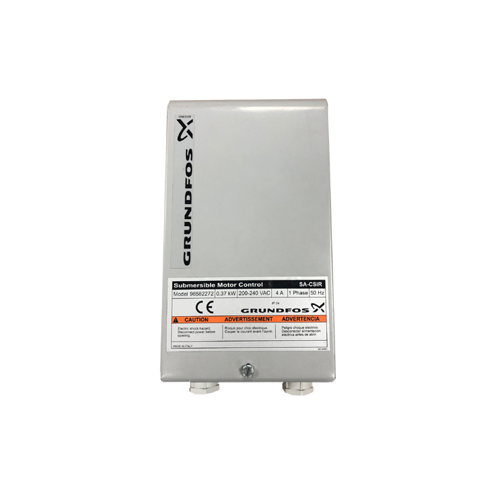 Capacitor / Overload Box for Grundfos Borehole Pumps Capacitor / Overload Box for Grundfos Borehole Pumps